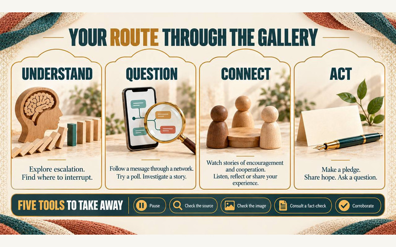 YOUR ROUTE THROUGH THE GALLERY