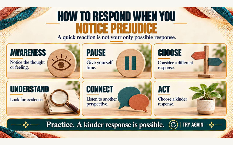 HOW TO RESPOND WHEN YOU NOTICE PREJUDICE