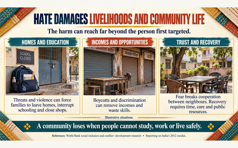 HATE DAMAGES LIVELIHOODS AND COMMUNITY LIFE