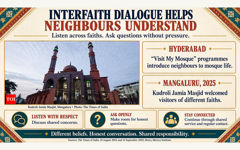 INTERFAITH DIALOGUE HELPS NEIGHBOURS UNDERSTAND