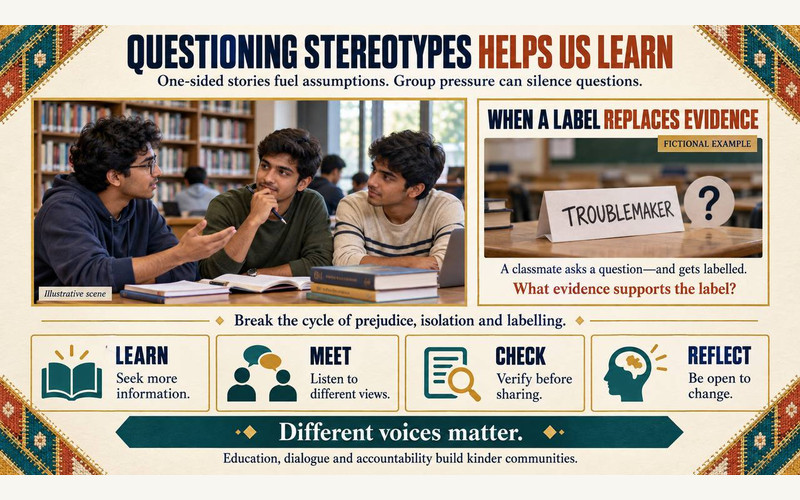 QUESTIONING STEREOTYPES HELPS US LEARN