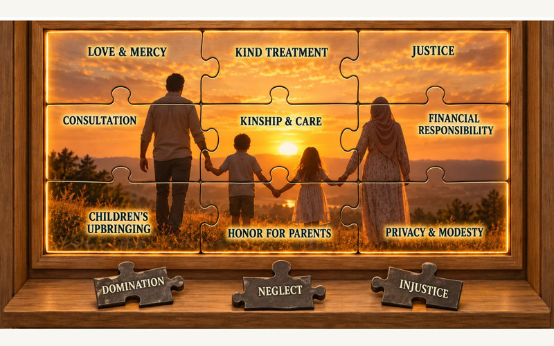 Exhibition panel on Family Disintegration and the Islamic Perspective on Family Values