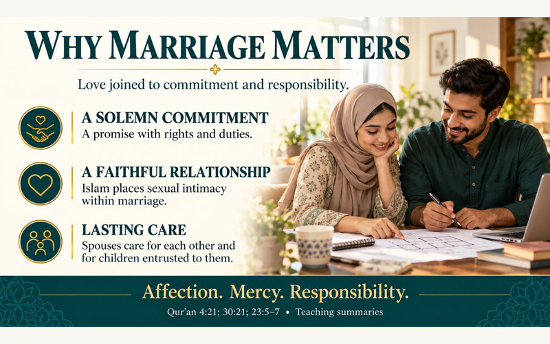 Exhibition panel on The Islamic Family System