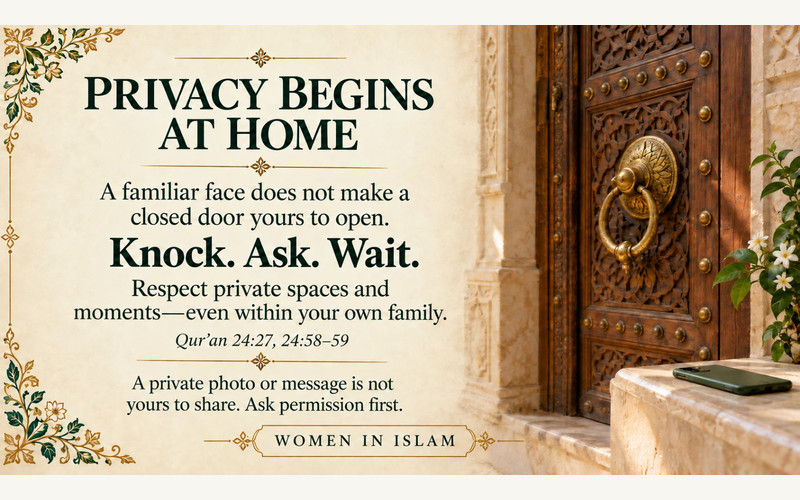 Exhibition panel on Islamic Parenting: Raising Children with Faith, Love, and Wisdom