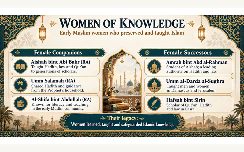 Exhibition panel on Women Before Islam – The Age of Jahiliyya