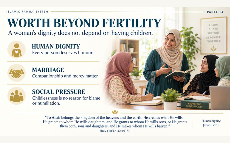 Exhibition panel on Women’s Rights in Islam – Quranic Foundations