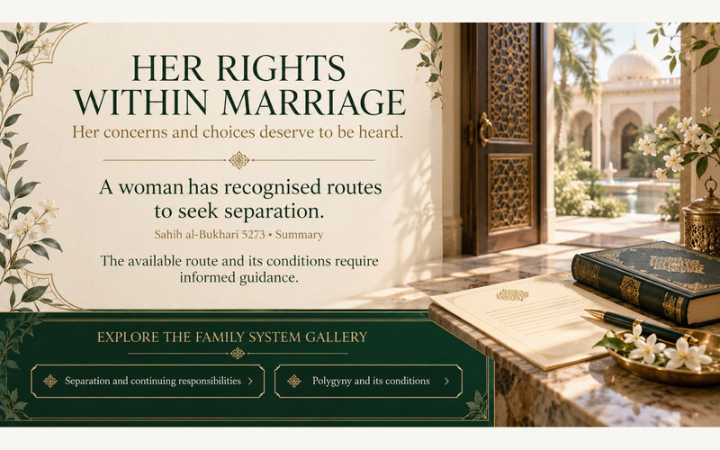 Exhibition panel on Marriage, Divorce and Family – Rights of Women