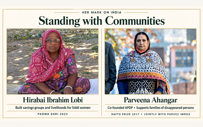 Exhibition panel on Muslim Women in India — Faith, Leadership, Education and Nation-Building