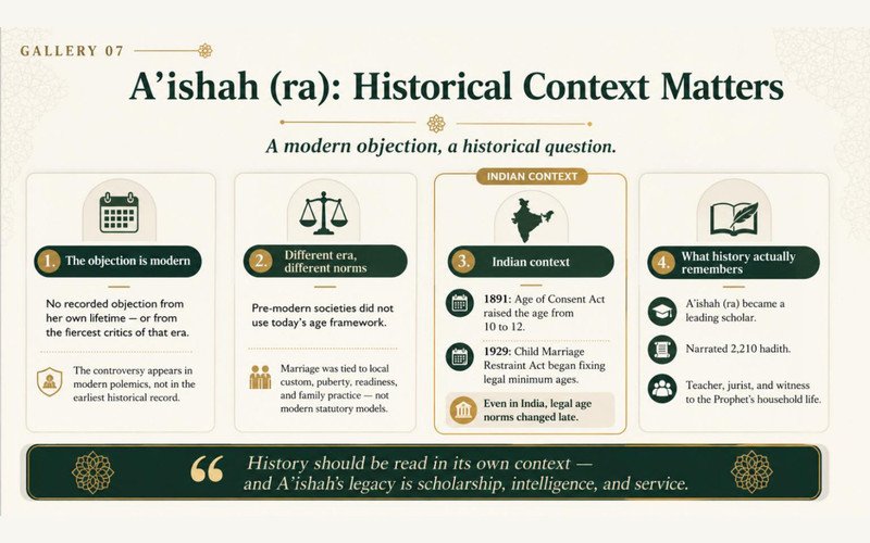 A’ishah (RA) bint Abi Bakr (RA): The Age Question, Historical Context and Scholarly Legacy