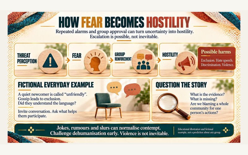 How fear becomes collective blame