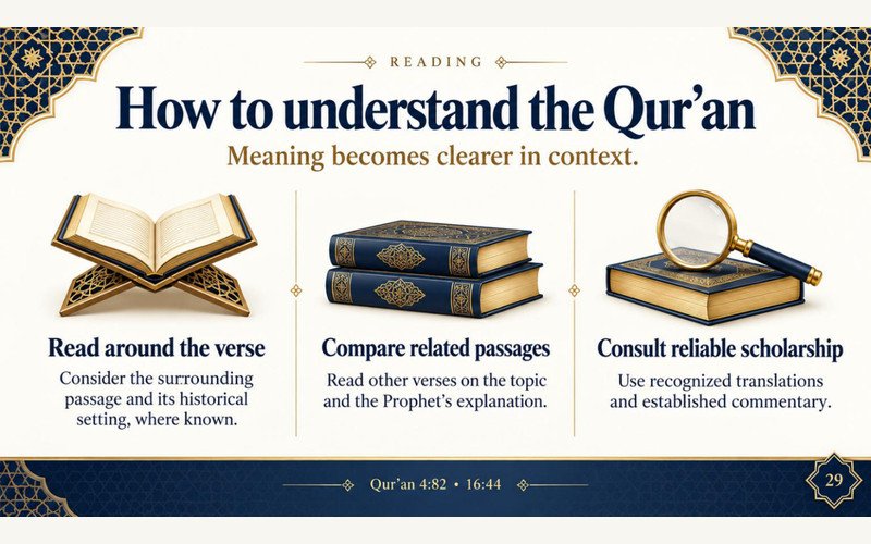 How to understand the true nature of objections raised against Quranic verses.