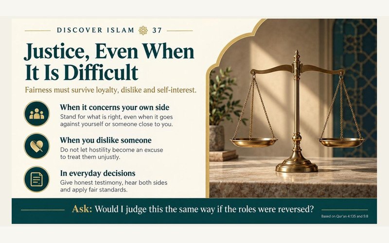Justice even when it challenges your own side