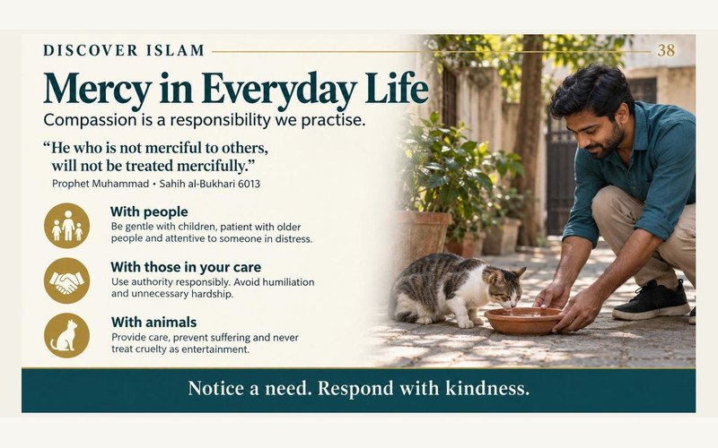 Mercy and humility in everyday life