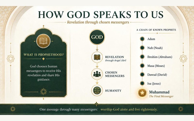 Prophethood in Islam: Revelation, the Chain of Messengers and Why a Human Prophet