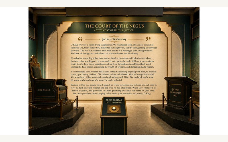 Refuge in Abyssinia: Ja‘far ibn Abi Talib at the Court of the Negus