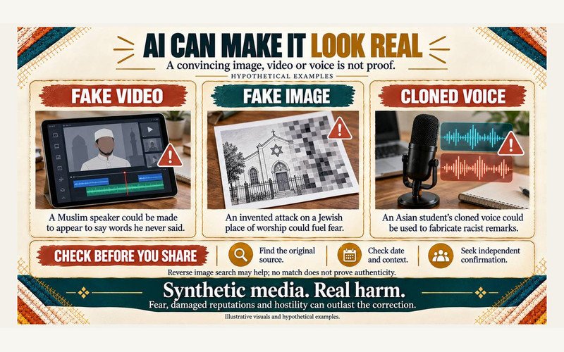 Synthetic media and the limits of seeing as believing