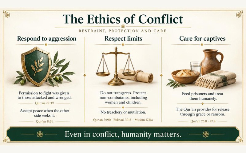 The Ethics of Conflict: Restraint, Peace and Protection of Non-Combatants