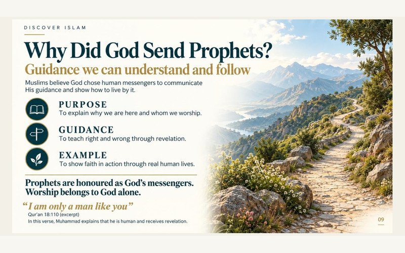 Why Islam teaches that God sent prophets